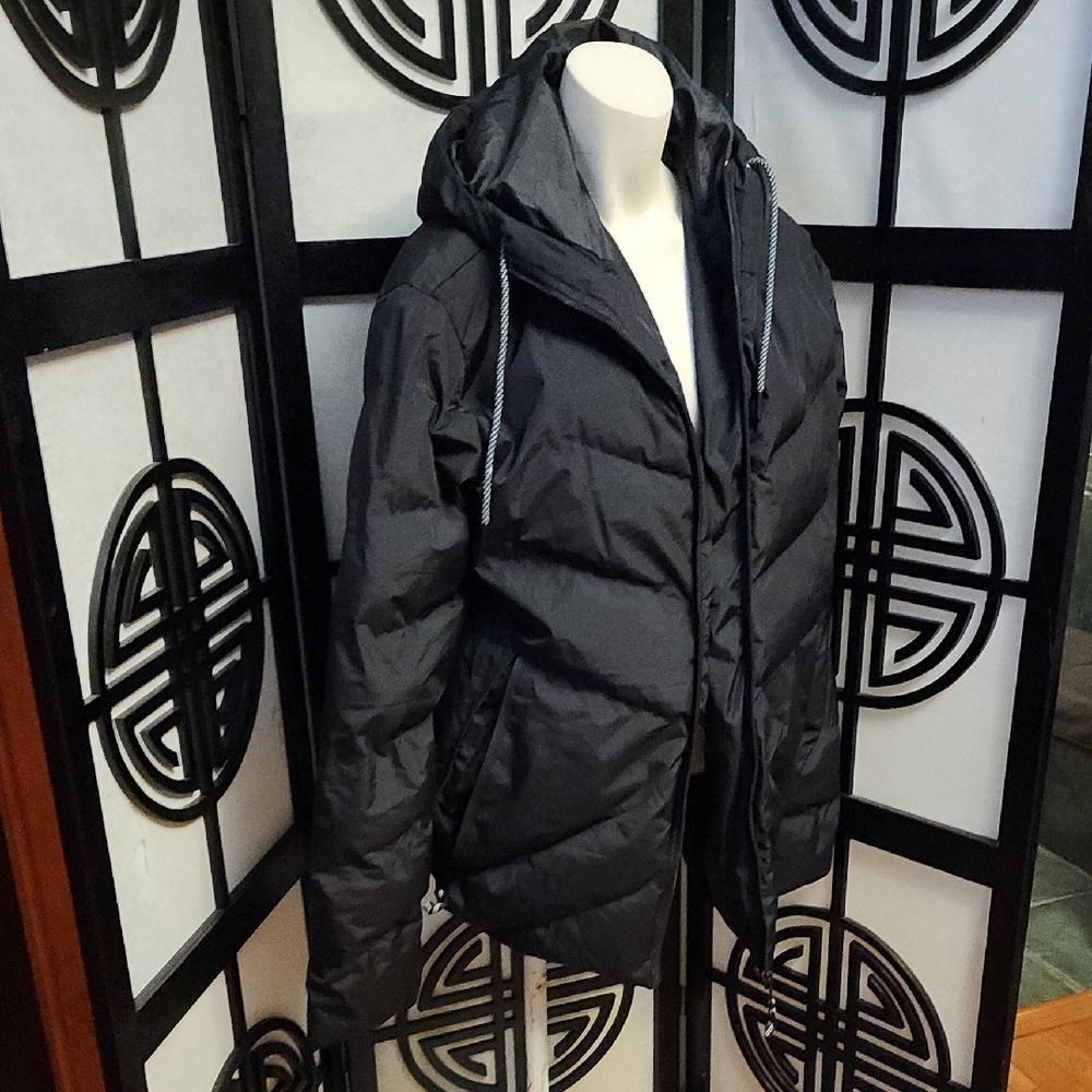 Men's Black Puffer Jacket